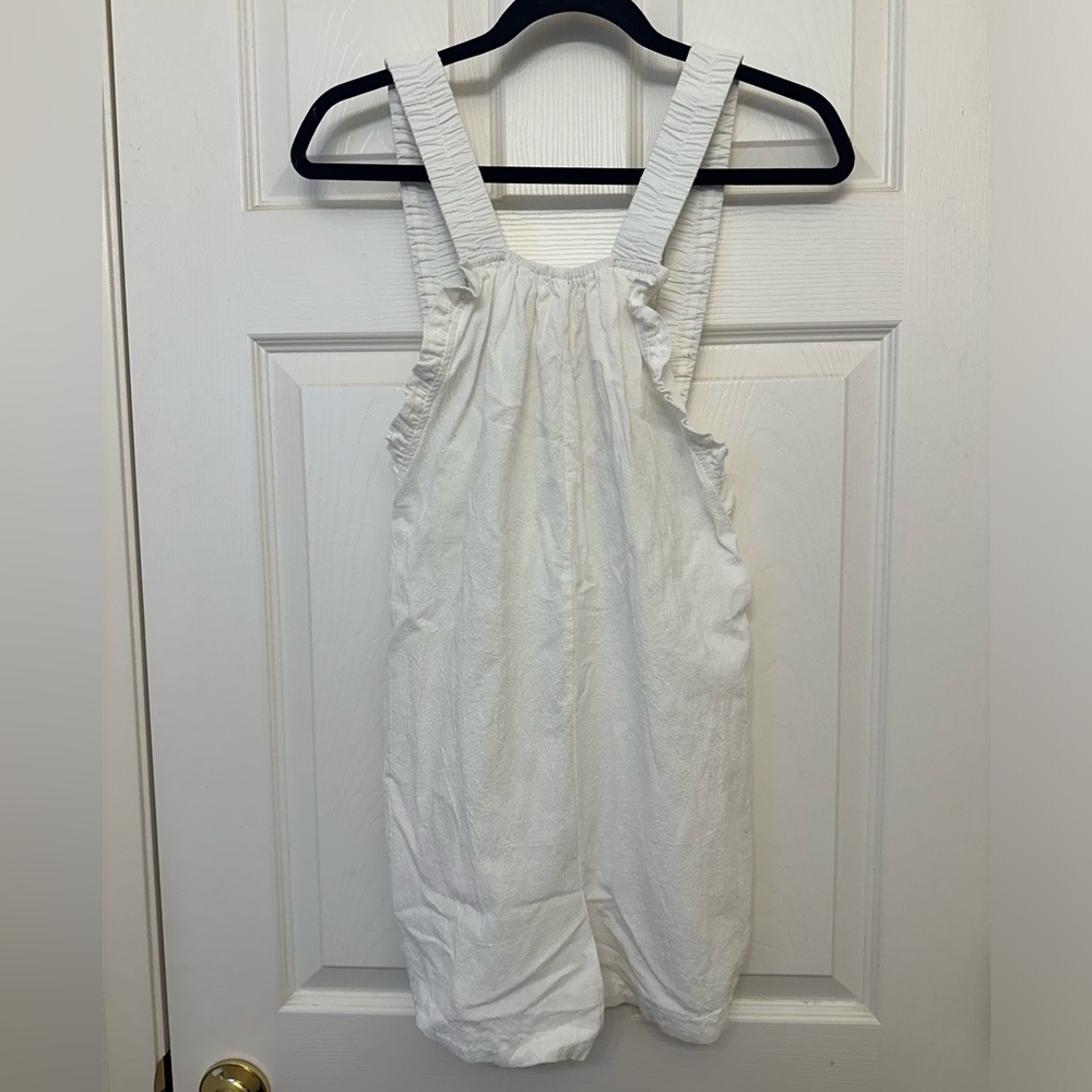 SHEIN Women’s Linen White Short Romper Size Small